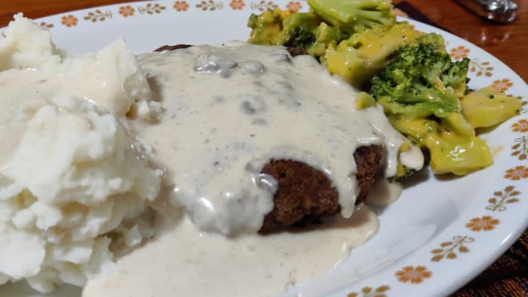 Chicken Fried Steak with Creamy Gravy